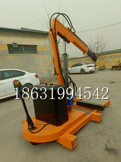 新荣区自卸车厢随车吊 自制轮式四不像起重机 四驱平板吊 5吨 贵盛